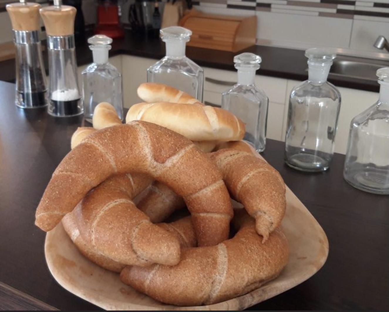  Teljes kiőrlésű békebeli kifli 